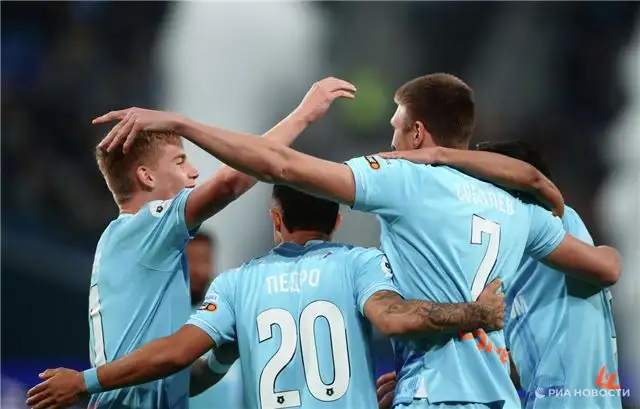 Домашняя победа "Зенита" над "Ахматом" со счетом 2 -0 в 27-м туре РПЛ