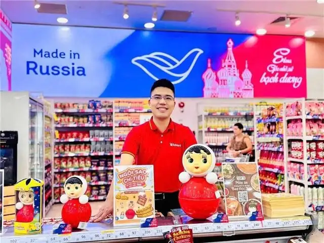 Рост продаж товаров с российским брендом во Вьетнаме в апреле составил...
